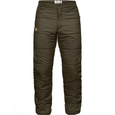 Pantalones Fjallraven Värmland Padded Hombre Verde Oscuro Oliva - Chile UAT659374